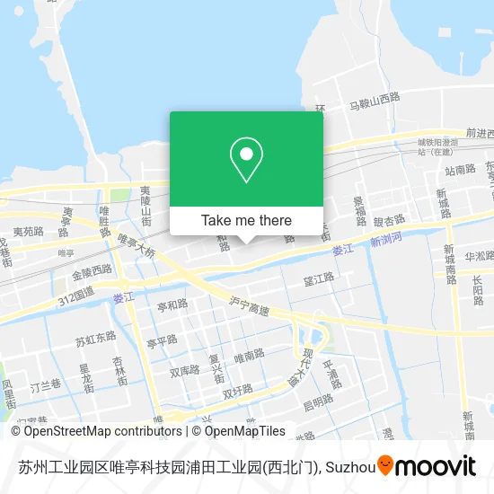 苏州工业园区唯亭科技园浦田工业园(西北门) map