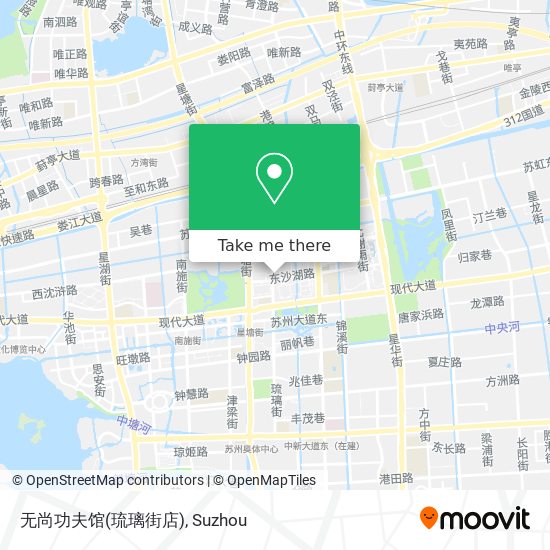 无尚功夫馆(琉璃街店) map