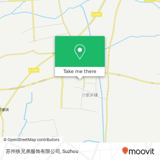 苏州铁兄弟服饰有限公司 map