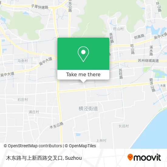 木东路与上新西路交叉口 map