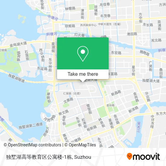 独墅湖高等教育区公寓楼-1栋 map