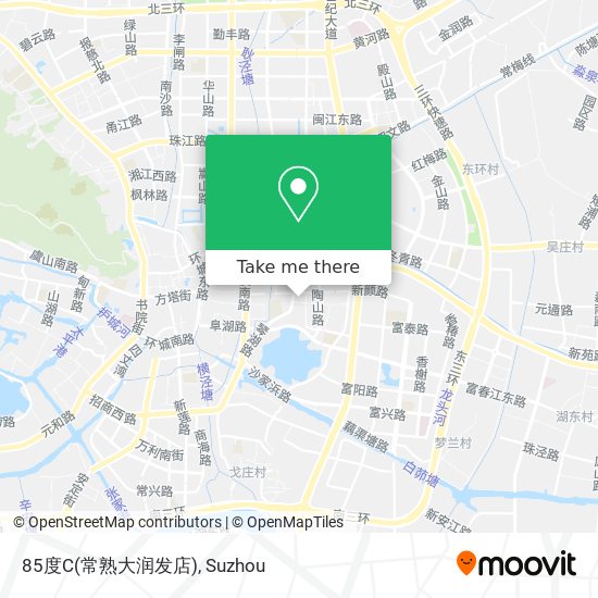 85度C(常熟大润发店) map