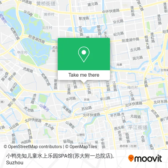 小鸭先知儿童水上乐园SPA馆(苏大附一总院店) map
