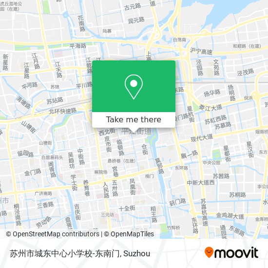 苏州市城东中心小学校-东南门 map
