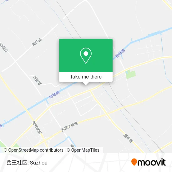 岳王社区 map