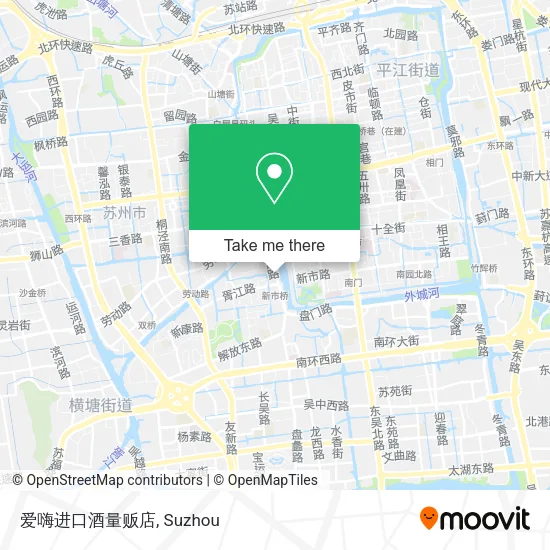 爱嗨进口酒量贩店 map
