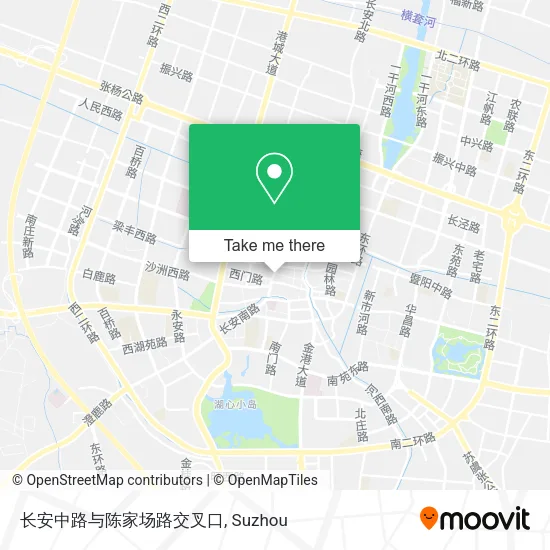 长安中路与陈家场路交叉口 map