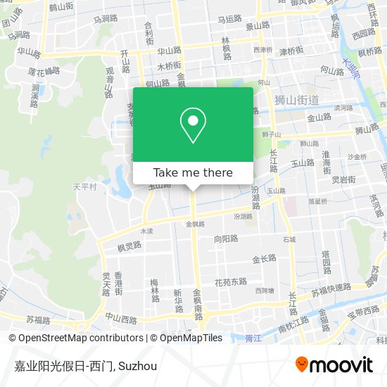 嘉业阳光假日-西门 map
