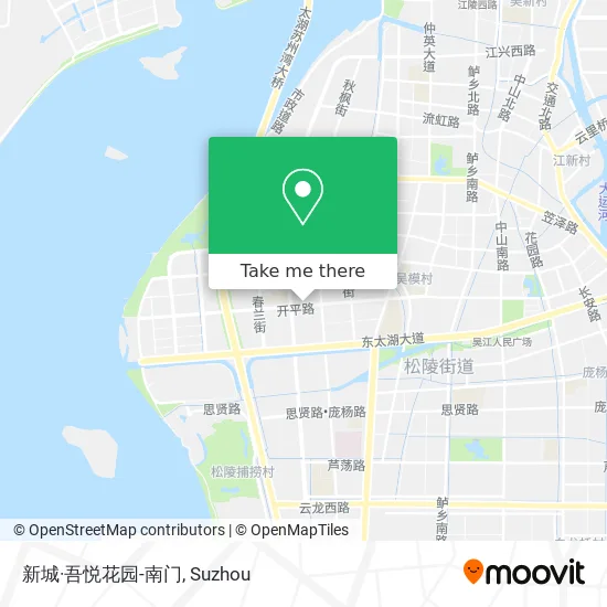 新城·吾悦花园-南门 map