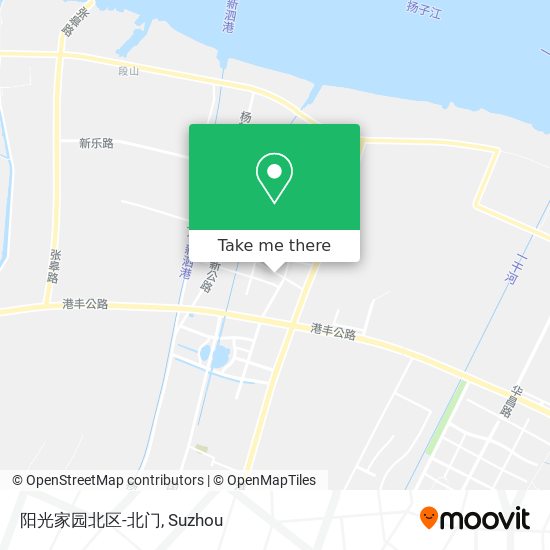 阳光家园北区-北门 map