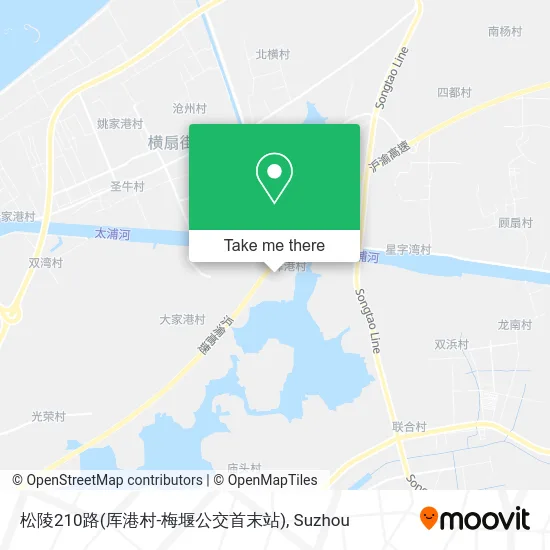 松陵210路(厍港村-梅堰公交首末站) map