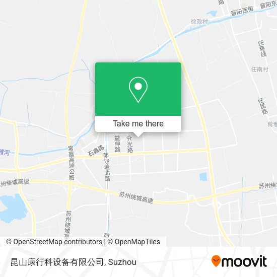 昆山康行科设备有限公司 map