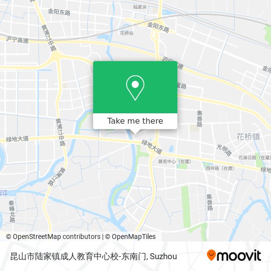 昆山市陆家镇成人教育中心校-东南门 map