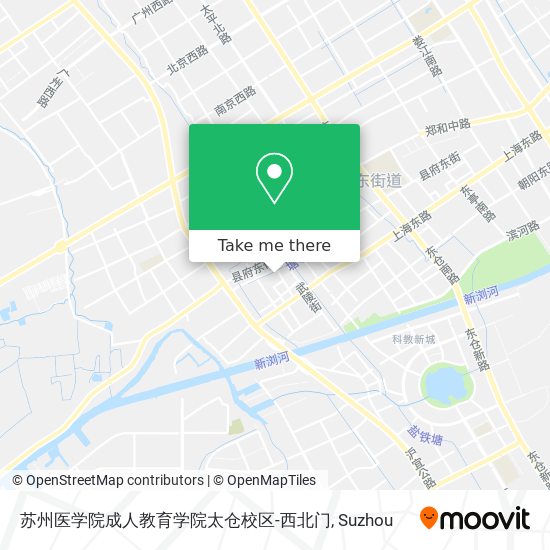 苏州医学院成人教育学院太仓校区-西北门 map