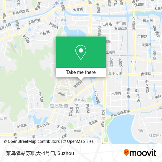 菜鸟驿站苏职大-4号门 map