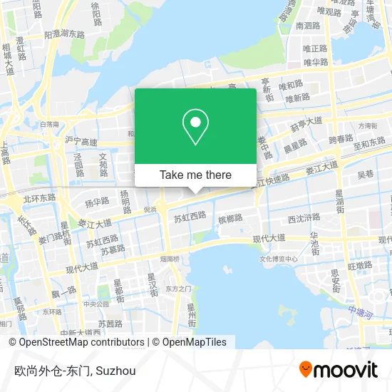 欧尚外仓-东门 map