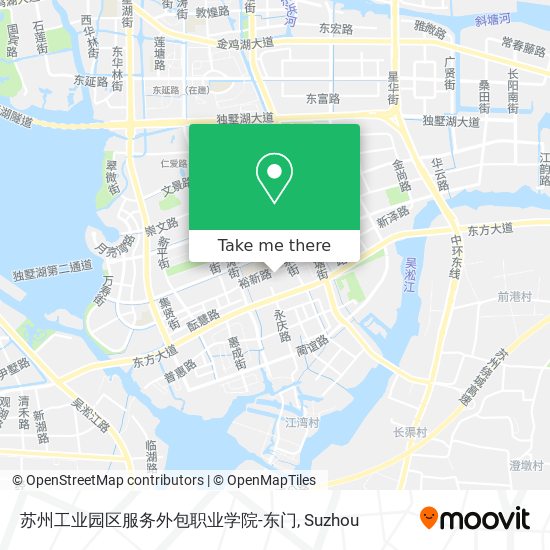 苏州工业园区服务外包职业学院-东门 map