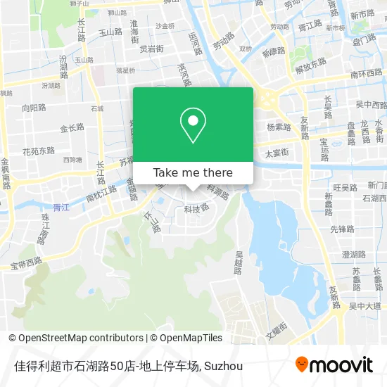 佳得利超市石湖路50店-地上停车场 map