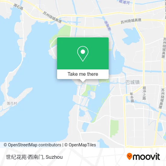 世纪花苑-西南门 map