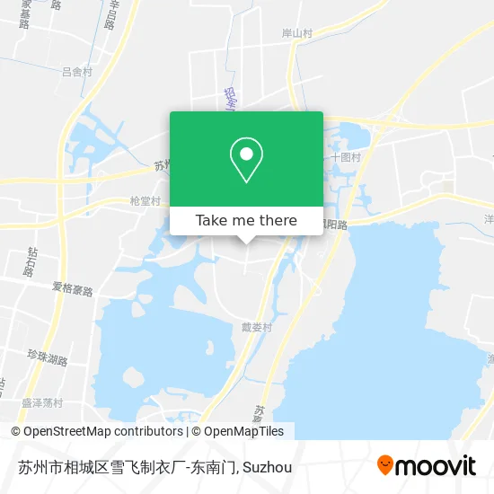 苏州市相城区雪飞制衣厂-东南门 map