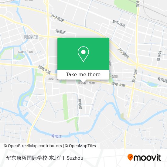华东康桥国际学校-东北门 map