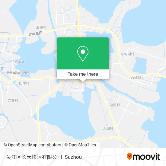 吴江区长天快运有限公司 map