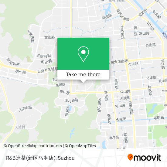 R&B巡茶(新区马涧店) map