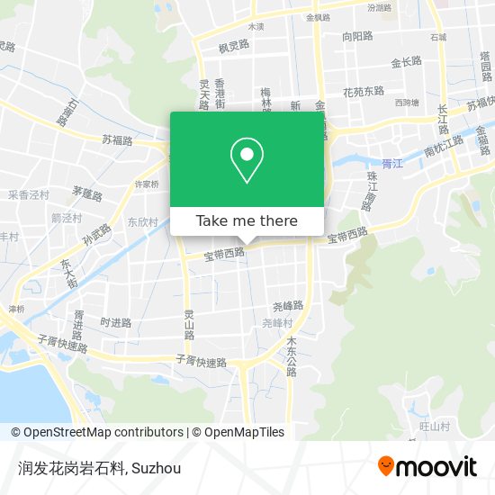 润发花岗岩石料 map