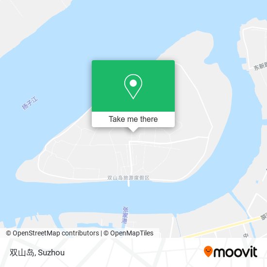 双山岛 map