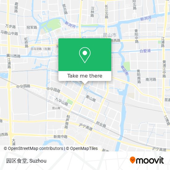 园区食堂 map
