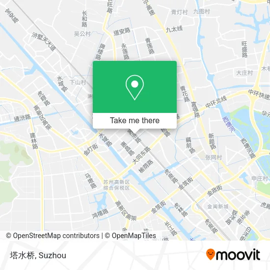 塔水桥 map