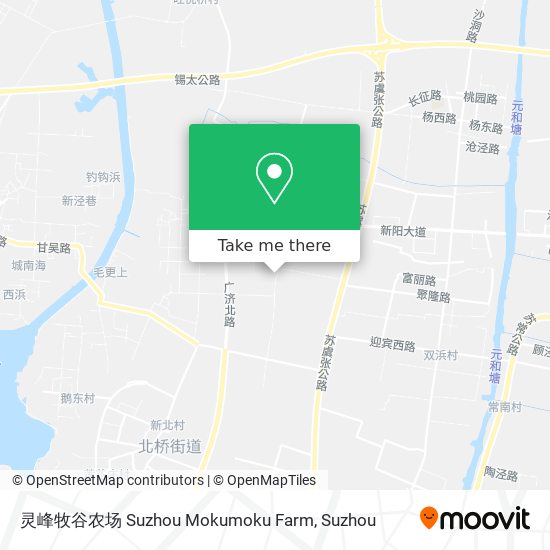 灵峰牧谷农场 Suzhou Mokumoku Farm map