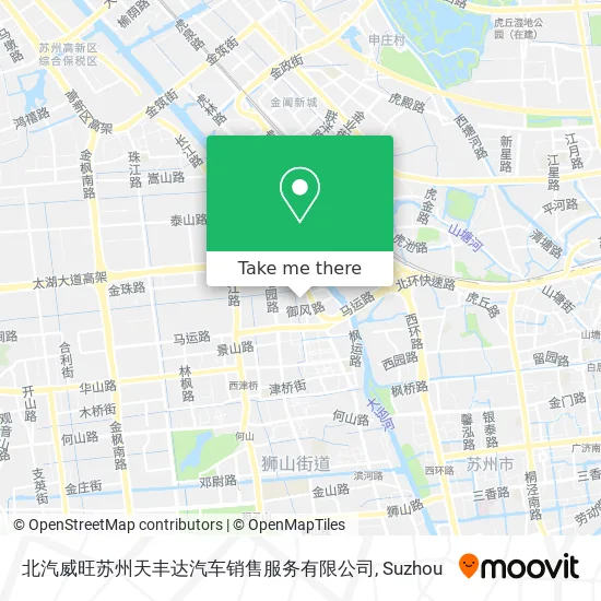北汽威旺苏州天丰达汽车销售服务有限公司 map