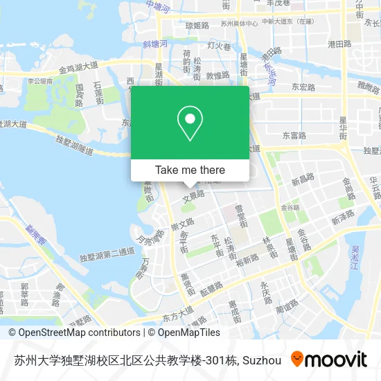 苏州大学独墅湖校区北区公共教学楼-301栋 map