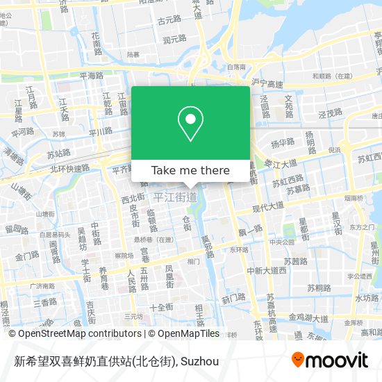 新希望双喜鲜奶直供站(北仓街) map