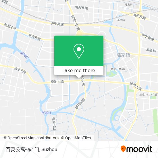 百灵公寓-东1门 map