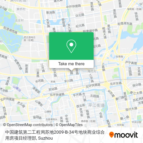 中国建筑第二工程局苏地2009-B-34号地块商业综合用房项目经理部 map
