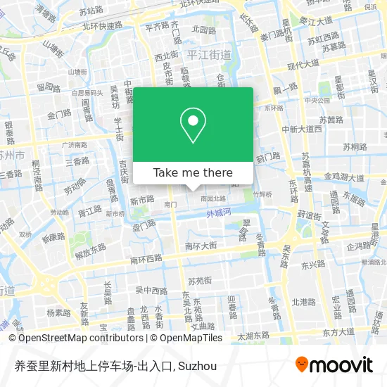 养蚕里新村地上停车场-出入口 map
