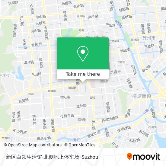 新区白领生活馆-北侧地上停车场 map
