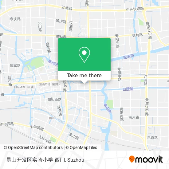 昆山开发区实验小学-西门 map