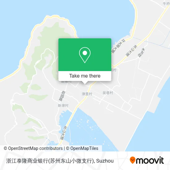 浙江泰隆商业银行(苏州东山小微支行) map