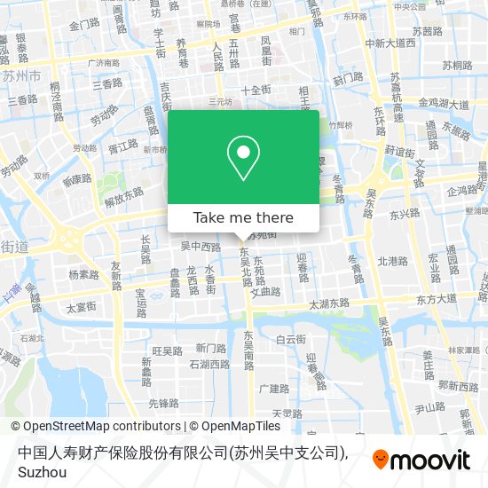 中国人寿财产保险股份有限公司(苏州吴中支公司) map