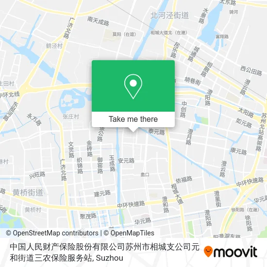 中国人民财产保险股份有限公司苏州市相城支公司元和街道三农保险服务站 map