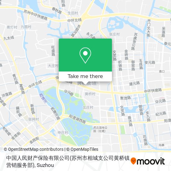 中国人民财产保险有限公司(苏州市相城支公司黄桥镇营销服务部) map