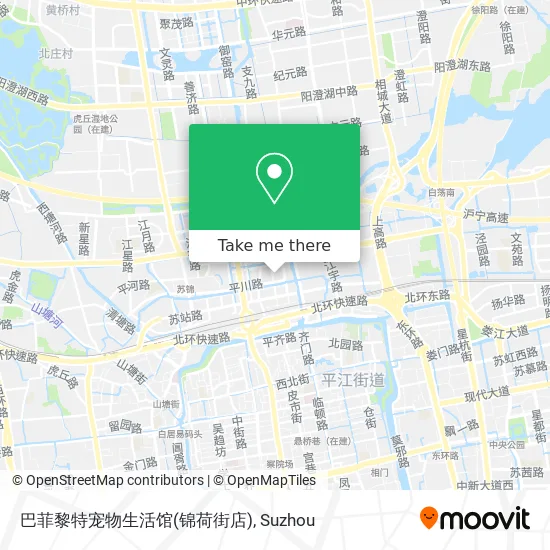 巴菲黎特宠物生活馆(锦荷街店) map