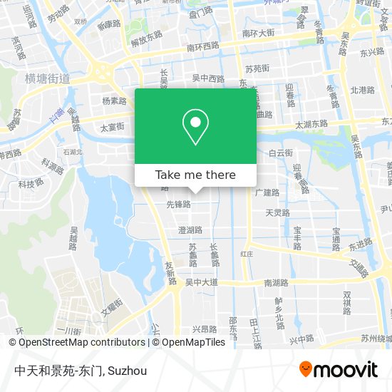 中天和景苑-东门 map
