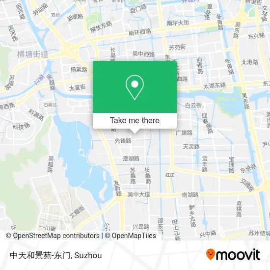 中天和景苑-东门 map