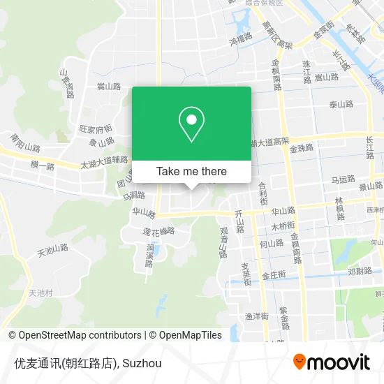 优麦通讯(朝红路店) map