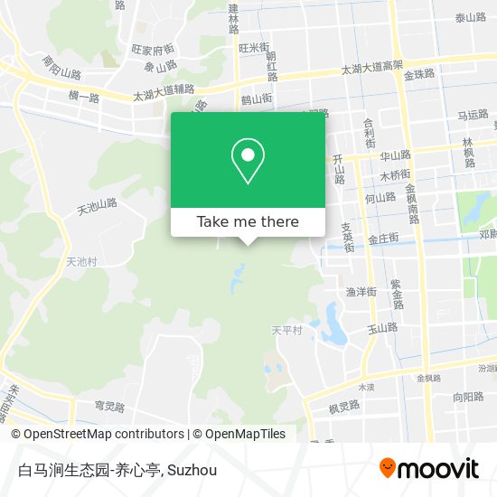 白马涧生态园-养心亭 map