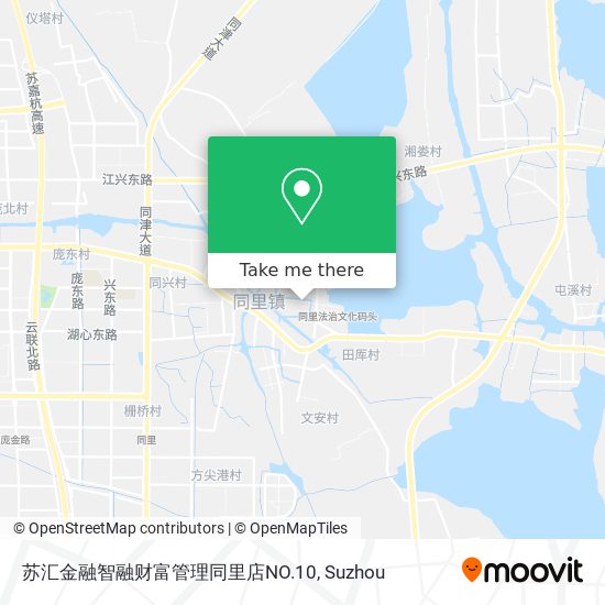 苏汇金融智融财富管理同里店NO.10 map